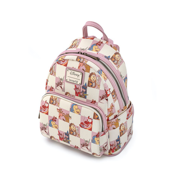 Loungefly Disney Rose Checker Mini Backpack