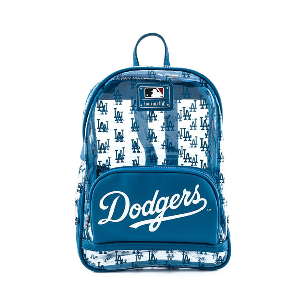 Loungefly MLB LA Dodgers Clear AOP Stadium Backpack