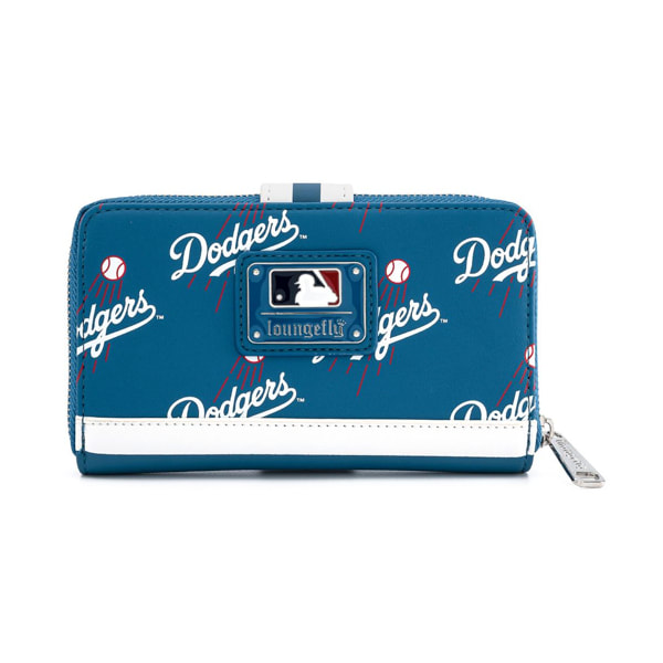 Loungefly MLB LA Dodgers Blue AOP Zip Around Wallet