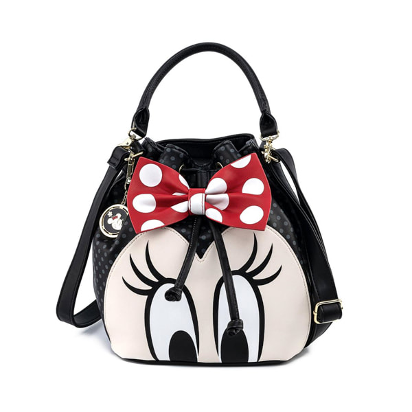 Loungefly Disney Minnie Mouse Bow Bucket Crossbody Bag