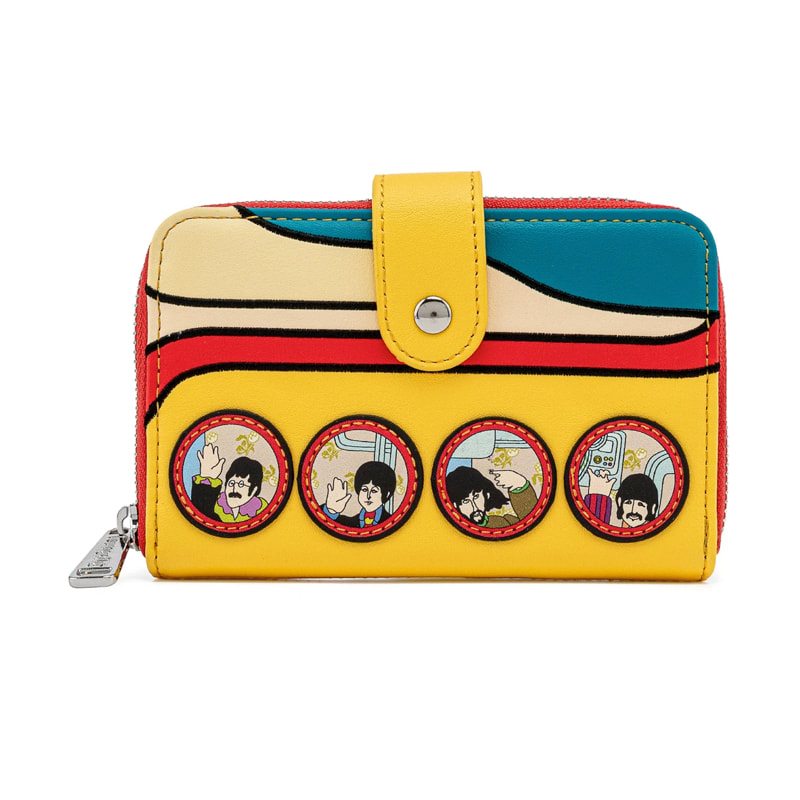 Loungefly The Beatles Yellow Submarine Zip Wallet