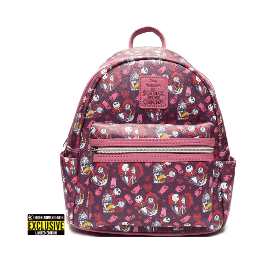 All Over Print Heart Mini Backpack Blackpink Loungefly