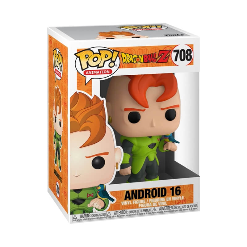 Funko POP Animation Dragon Ball Z Android 16 green