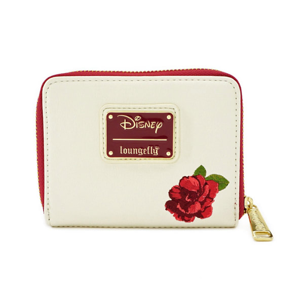 Loungefly Disney Beauty and the Beast Bold Rose Belle Small Zip-Around ...