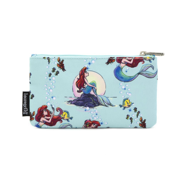 Loungefly Disney The Little Mermaid Ariel Scenes Coin Cosmetic Pencil Pouch