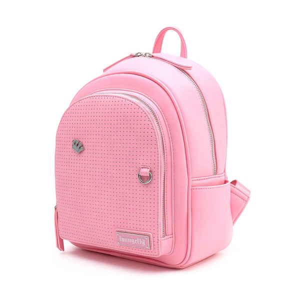 Loungefly Pink Pin Trader Collector Mini Backpack