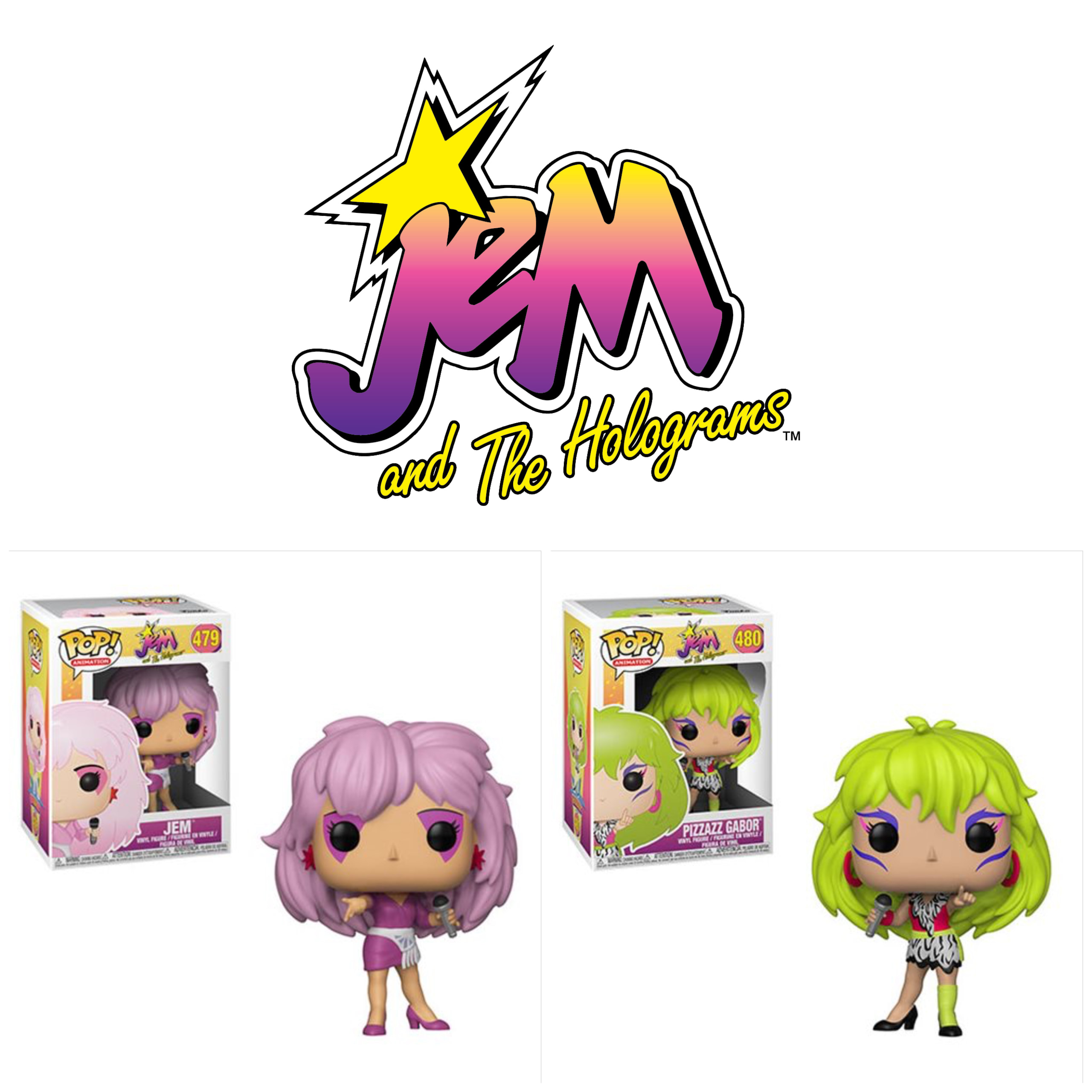 jem and the holograms funko pop