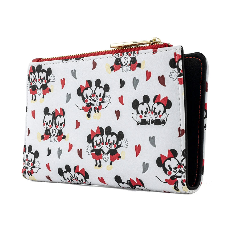 Disney Mickey and Minnie Mouse Love Flap Wallet