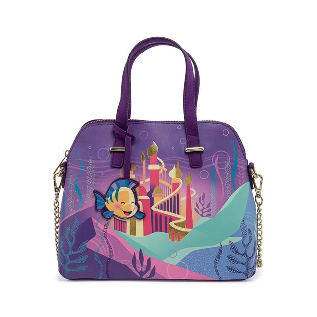 Loungefly Disney Ariel Castle Collection Crossbody Bag