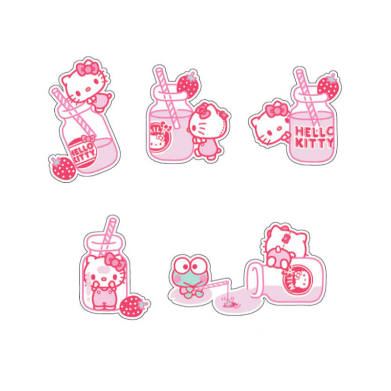 bak Druif venster Loungefly Sanrio Hello Kitty and Friends Kawaii 3.5" Sticker Pack