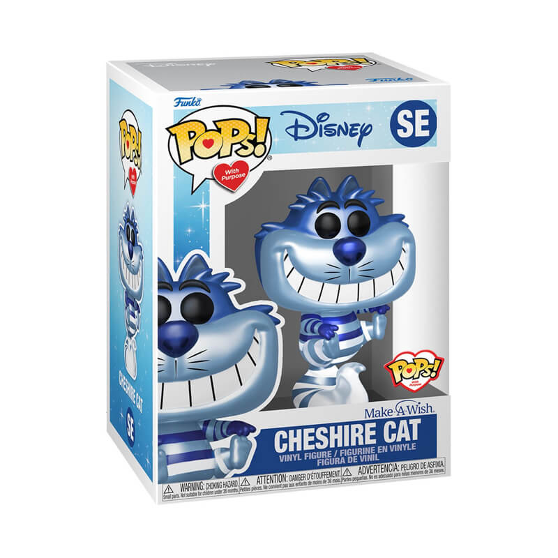 væv grå kompromis Disney: Make-A-Wish - Cheshire Cat Metallic Funko Pop! Vinyl Figure SE